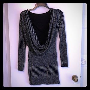 Sparkly open back Dress